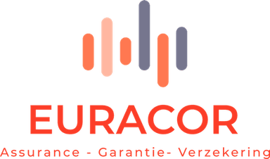 Logo de l'entreprise EURACOR, représentant des graphiques colorés en orange et violet sur fond noir, associé à des services d'assurance.